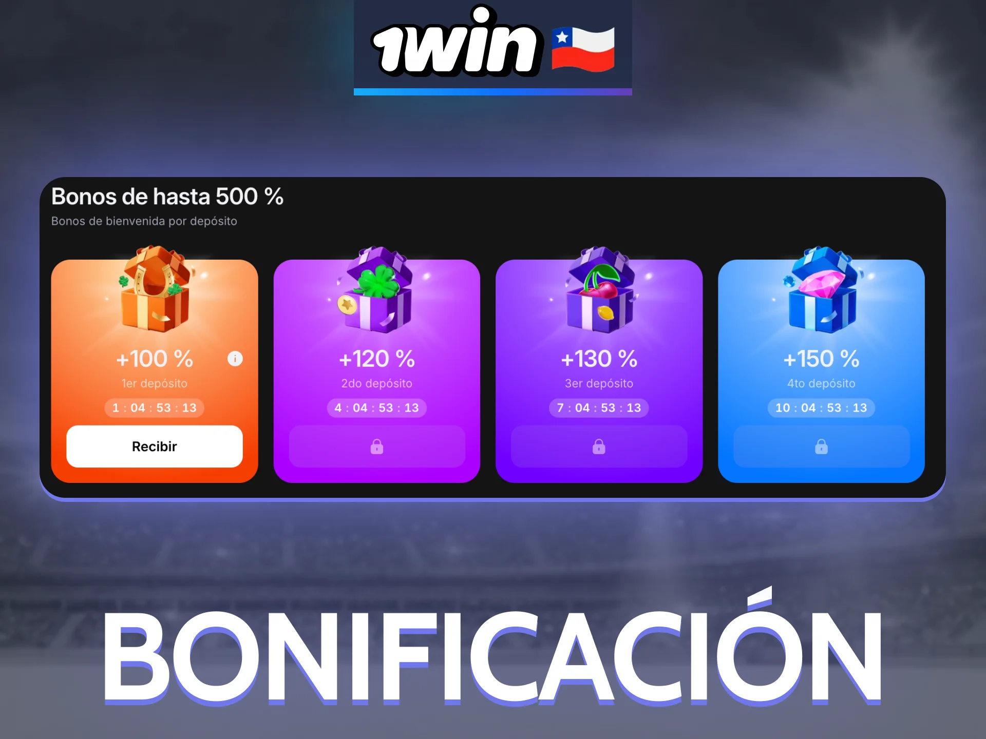 Grandes bonos de bienvenida en los primeros cuatro depósitos hacen que sea fácil empezar a apostar en el juego 1win Lucky Jet.